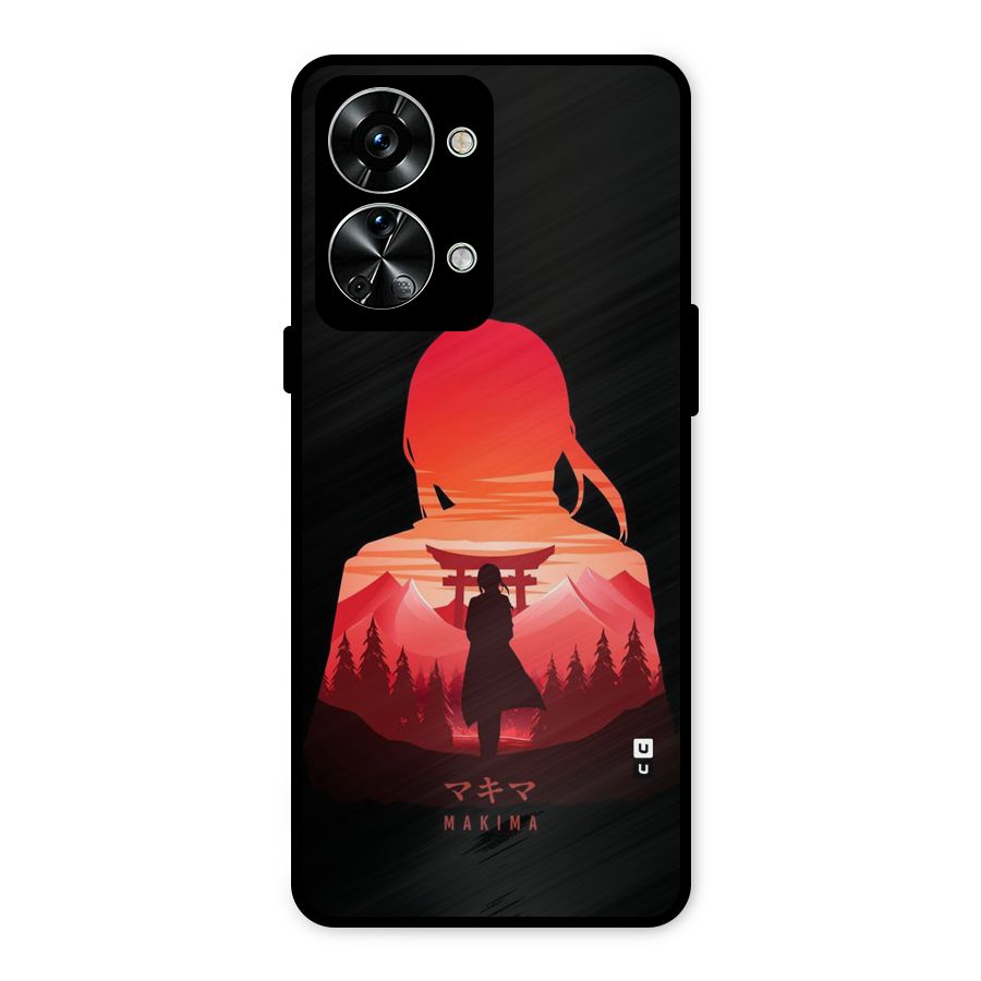 Amazing Makima Metal Back Case for OnePlus Nord 2T