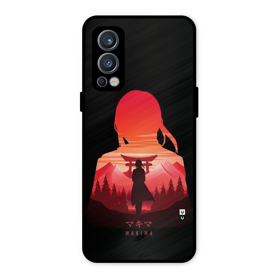 Amazing Makima Metal Back Case for OnePlus Nord 2 5G