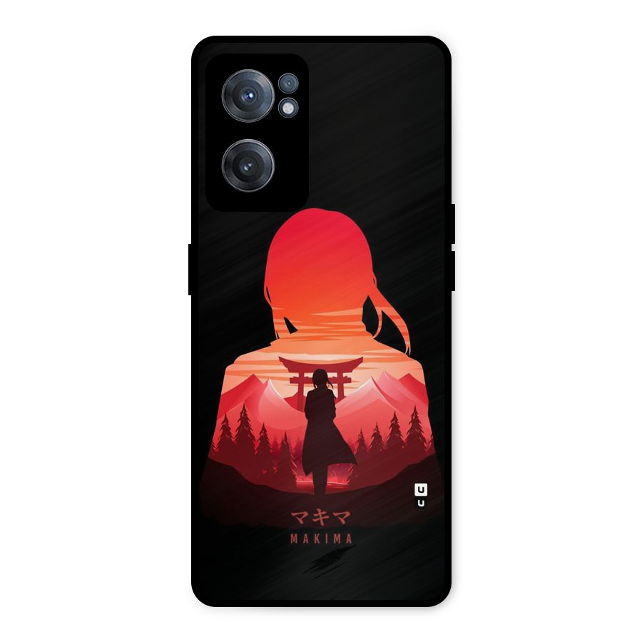 Amazing Makima Metal Back Case for OnePlus Nord CE 2 5G