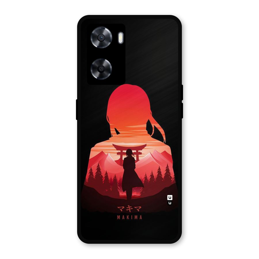 Amazing Makima Metal Back Case for OnePlus Nord N20 SE