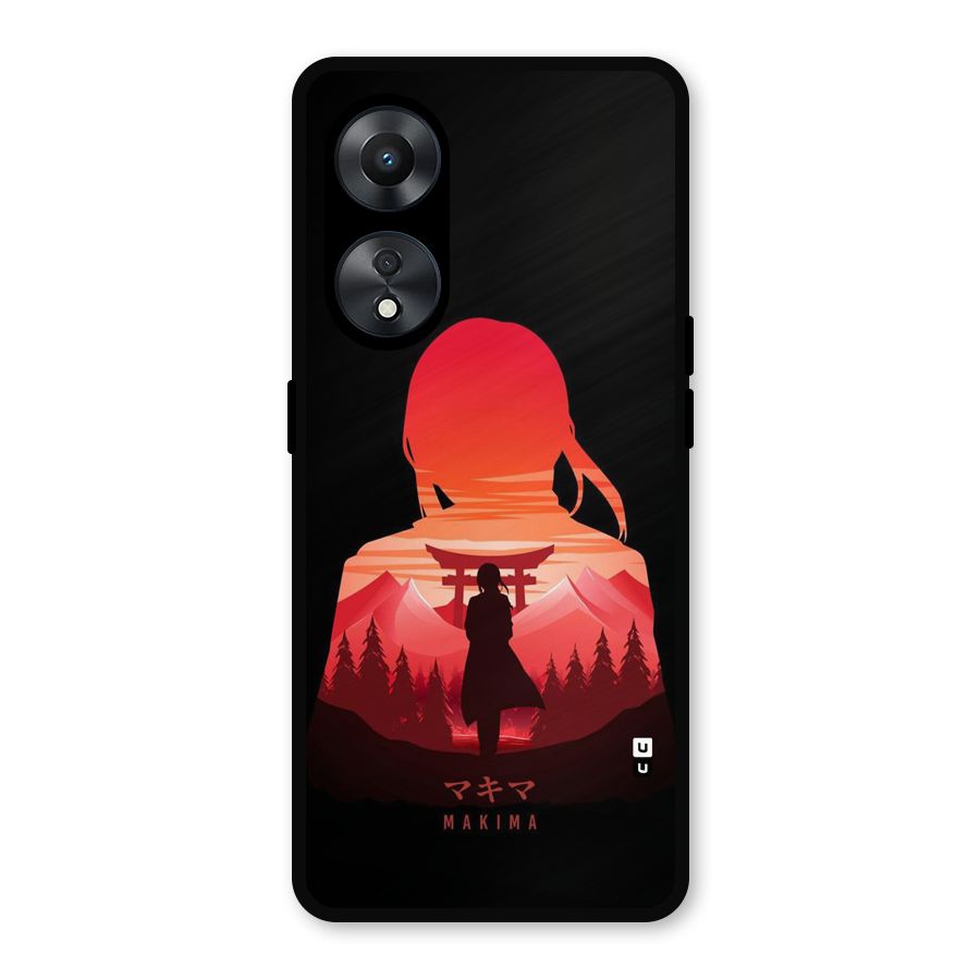 Amazing Makima Metal Back Case for Oppo A78