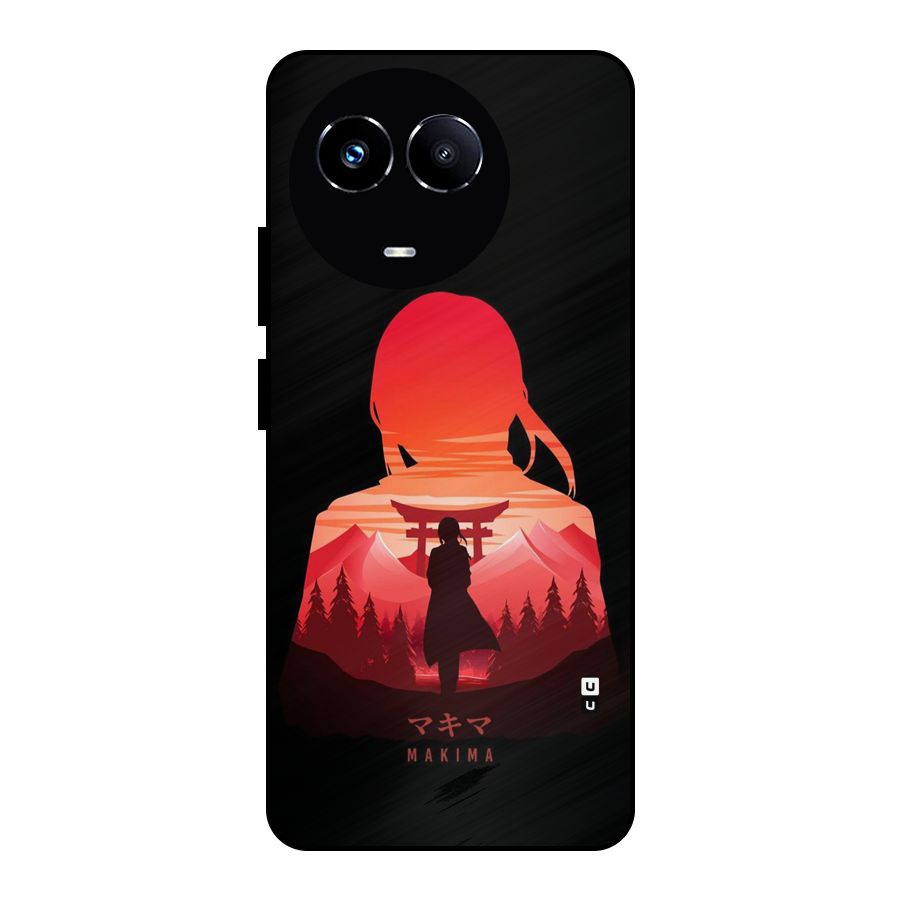 Amazing Makima Metal Back Case for Realme 11 5G
