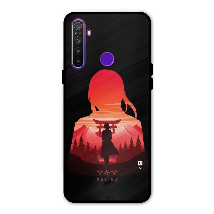 Amazing Makima Metal Back Case for Realme 5