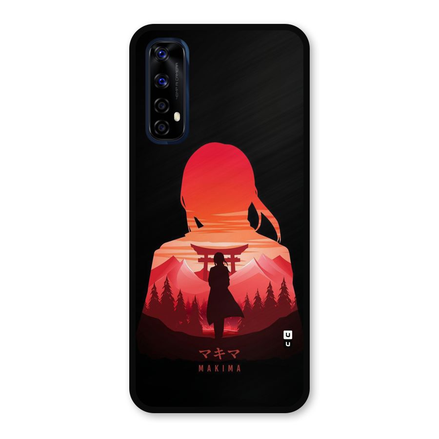 Amazing Makima Metal Back Case for Realme 7