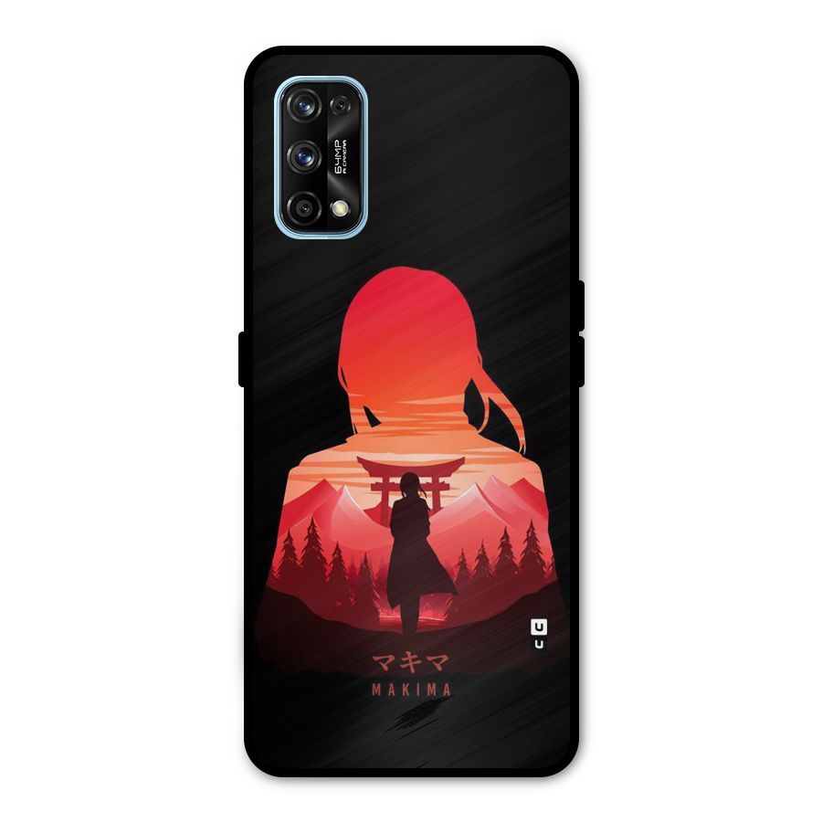 Amazing Makima Metal Back Case for Realme 7 Pro