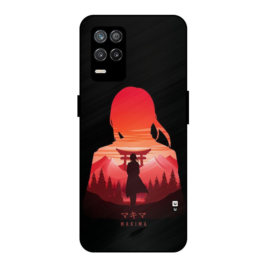 Amazing Makima Metal Back Case for Realme 8s 5G
