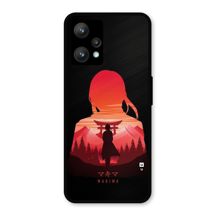 Amazing Makima Metal Back Case for Realme 9