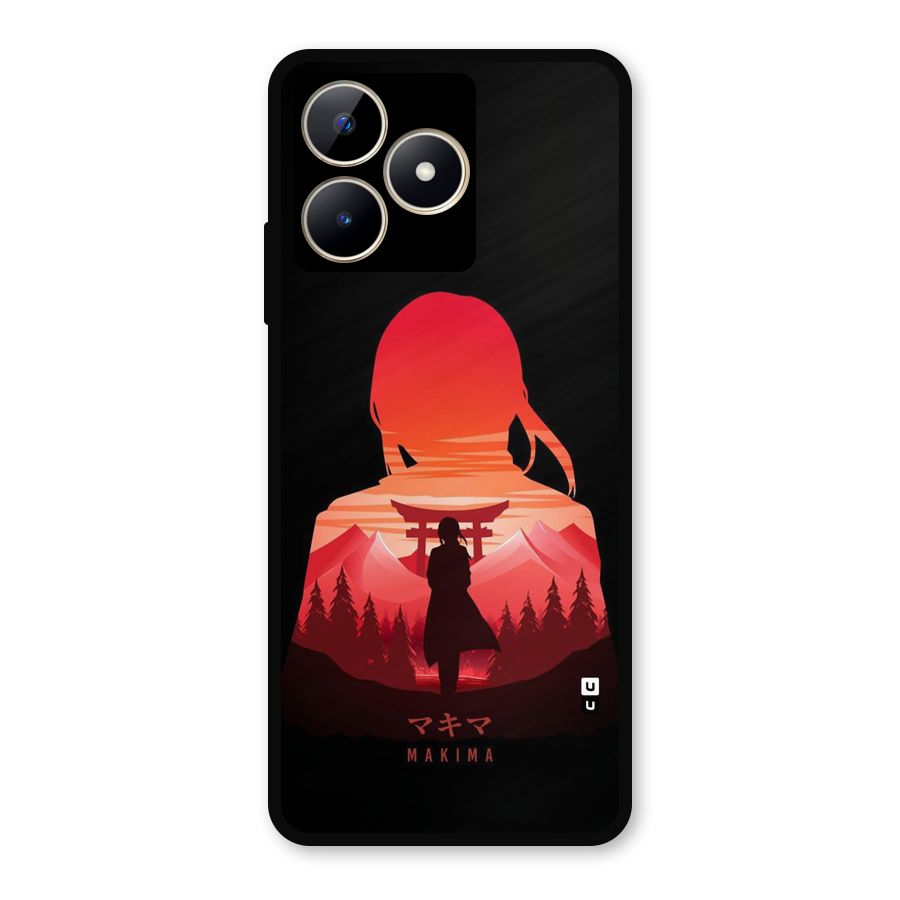 Amazing Makima Metal Back Case for Realme C53