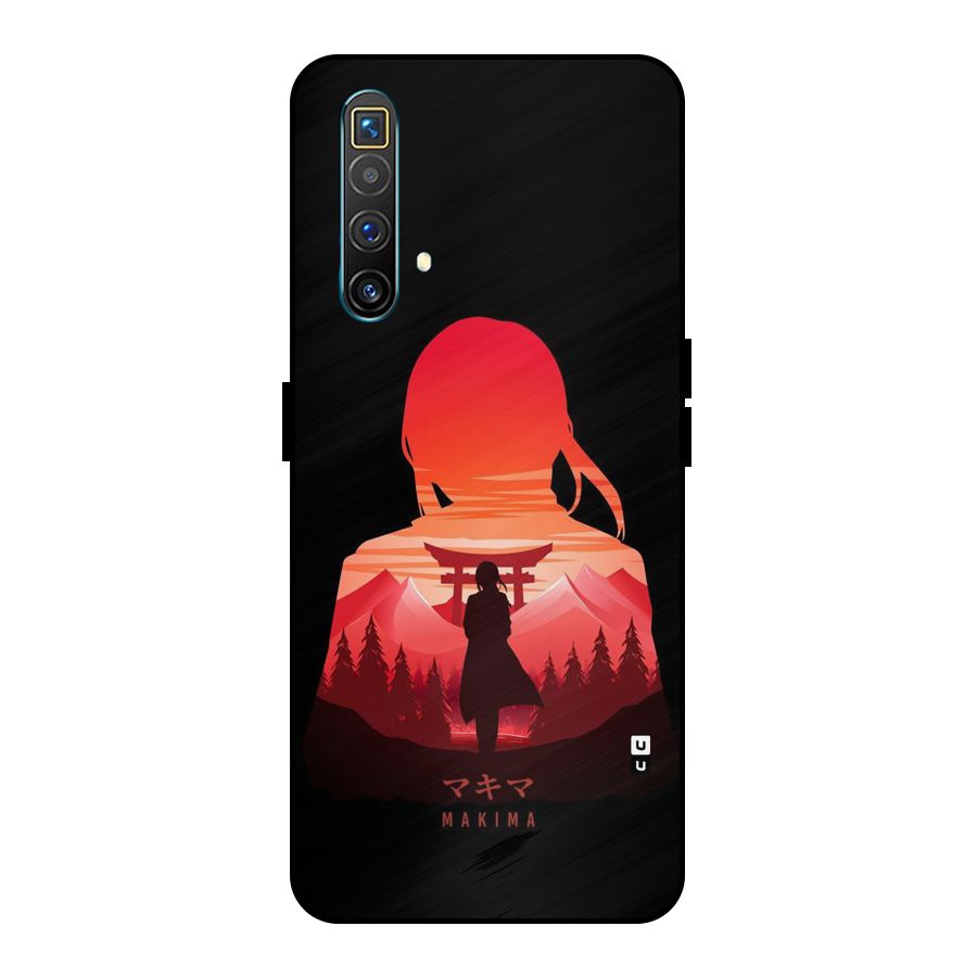 Amazing Makima Metal Back Case for Realme X3