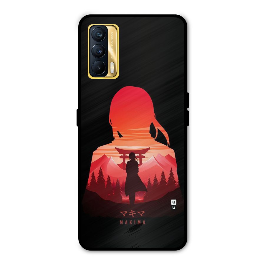 Amazing Makima Metal Back Case for Realme X7