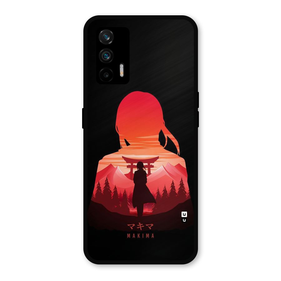 Amazing Makima Metal Back Case for Realme X7 Max
