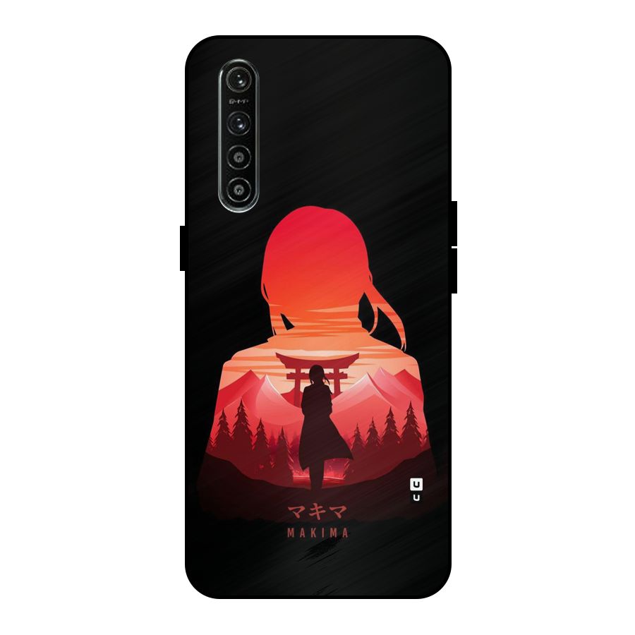 Amazing Makima Metal Back Case for Realme XT