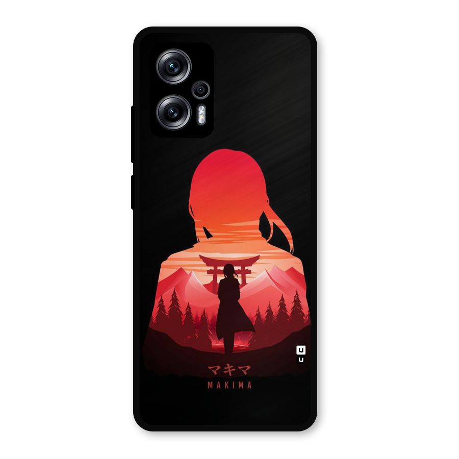 Amazing Makima Metal Back Case for Redmi K50i