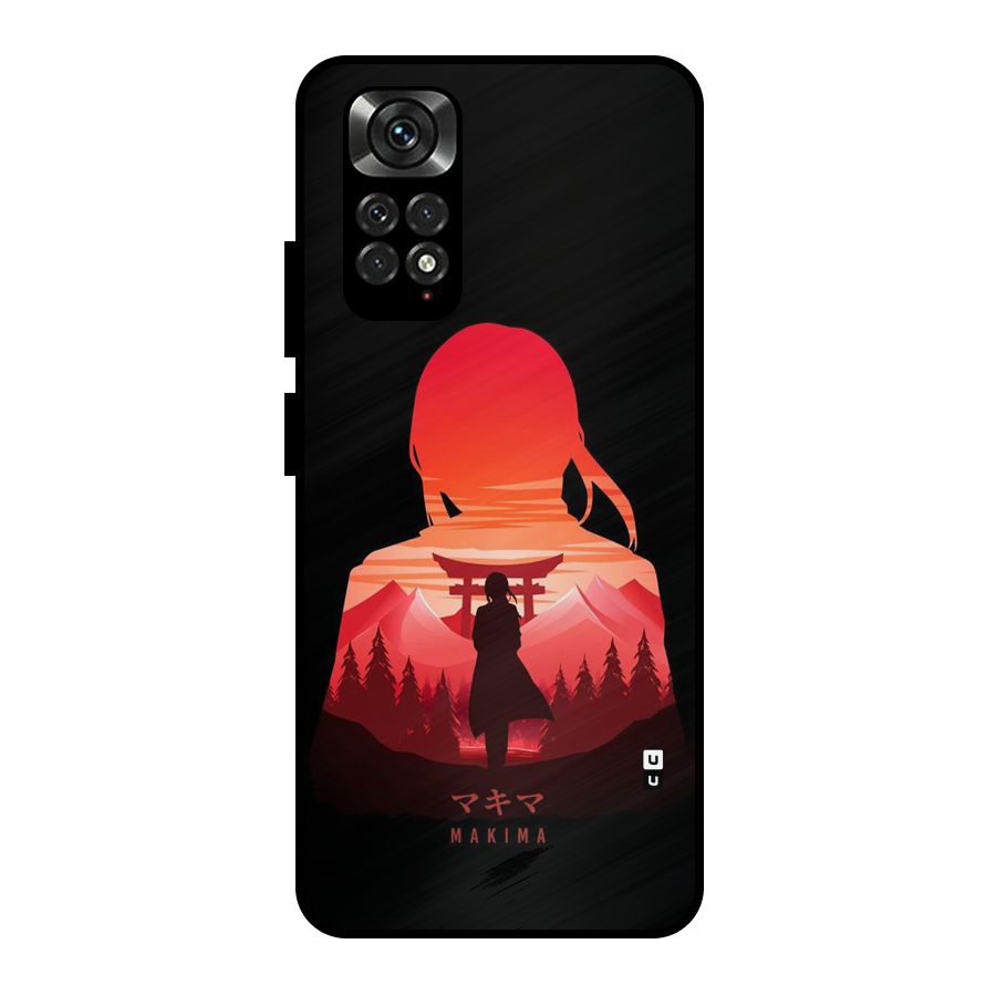 Amazing Makima Metal Back Case for Redmi Note 11 Pro Plus 5G