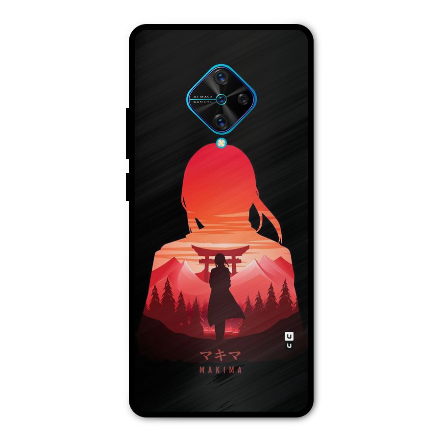 Amazing Makima Metal Back Case for Vivo S1 Pro