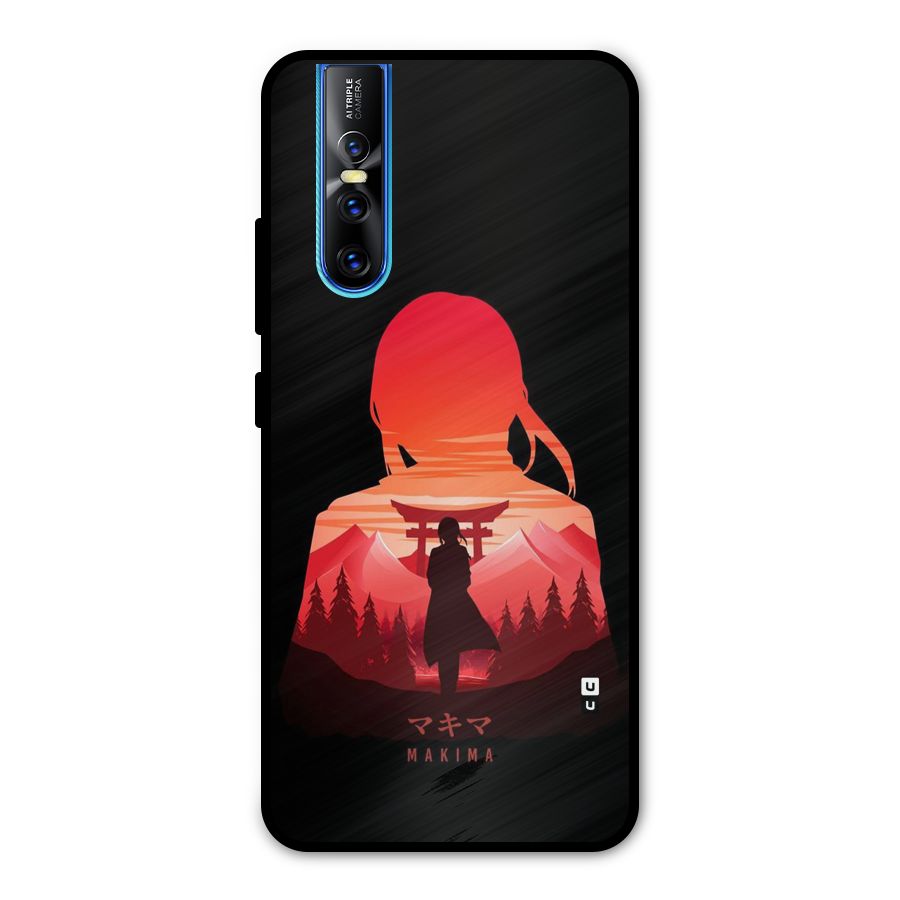 Amazing Makima Metal Back Case for Vivo V15 Pro