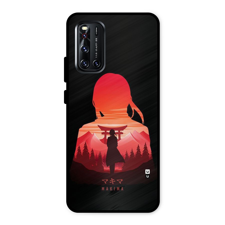 Amazing Makima Metal Back Case for Vivo V19