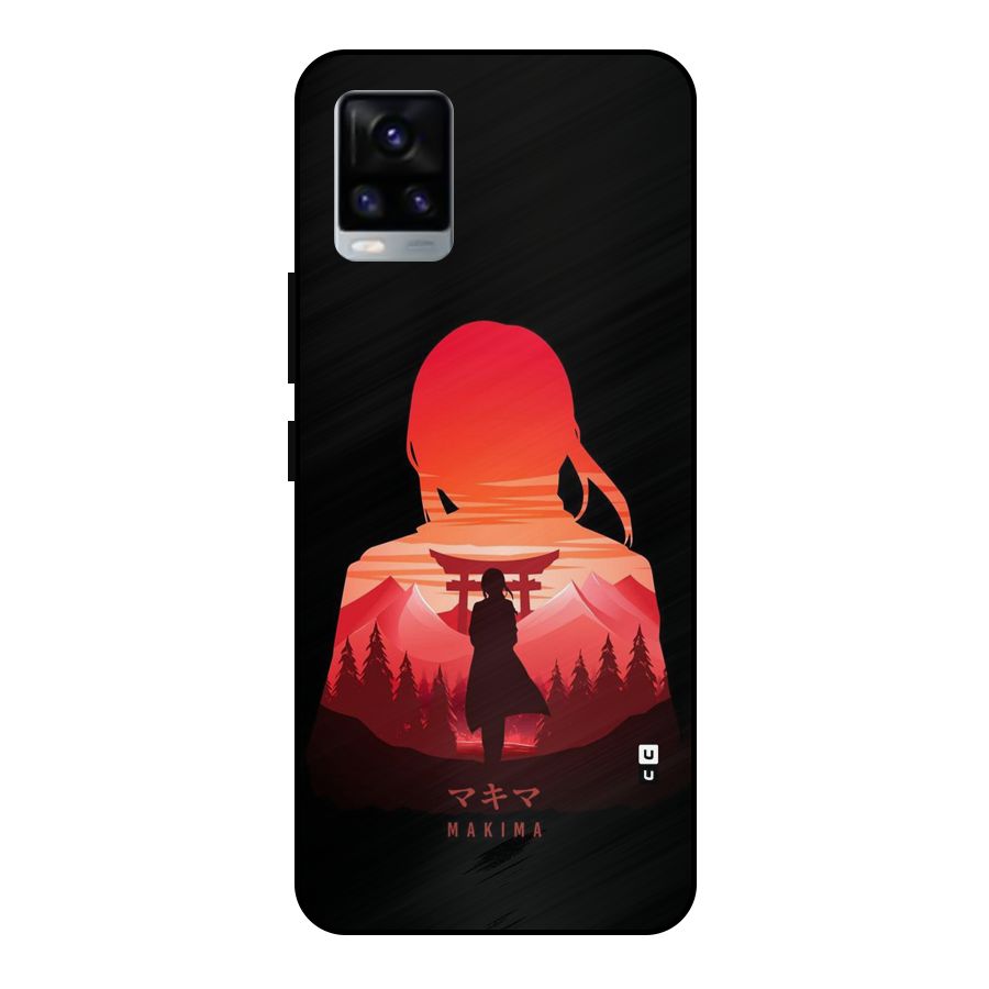 Amazing Makima Metal Back Case for Vivo V20 2021