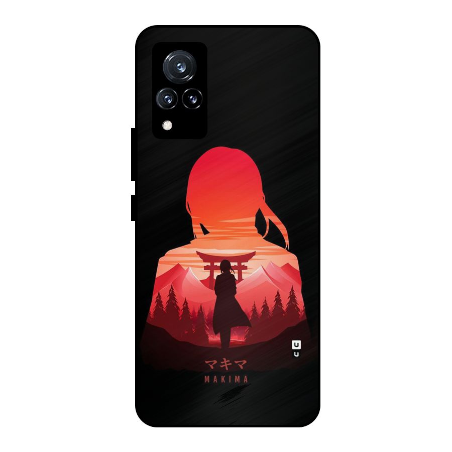 Amazing Makima Metal Back Case for Vivo V21 5G