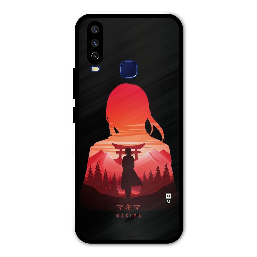 Amazing Makima Metal Back Case for Vivo Y12