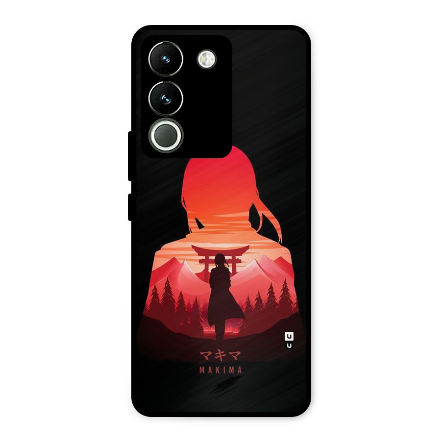 Amazing Makima Metal Back Case for Vivo Y200