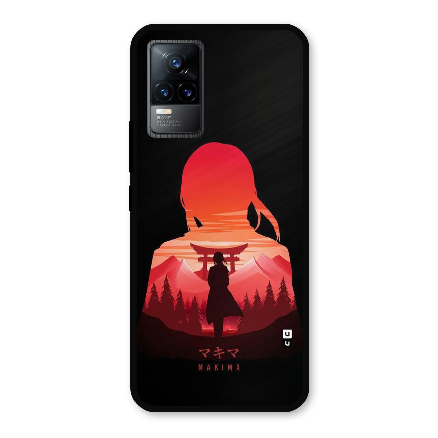 Amazing Makima Metal Back Case for Vivo Y73
