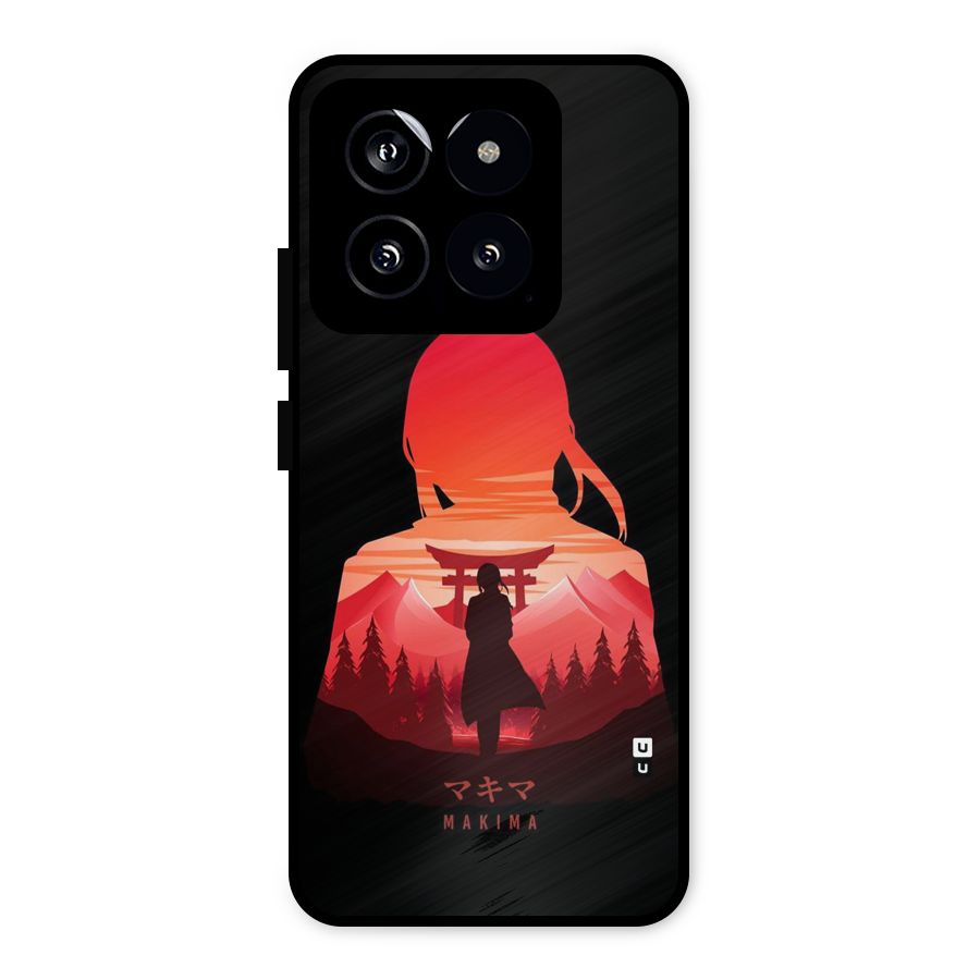 Amazing Makima Metal Back Case for Xiaomi 14