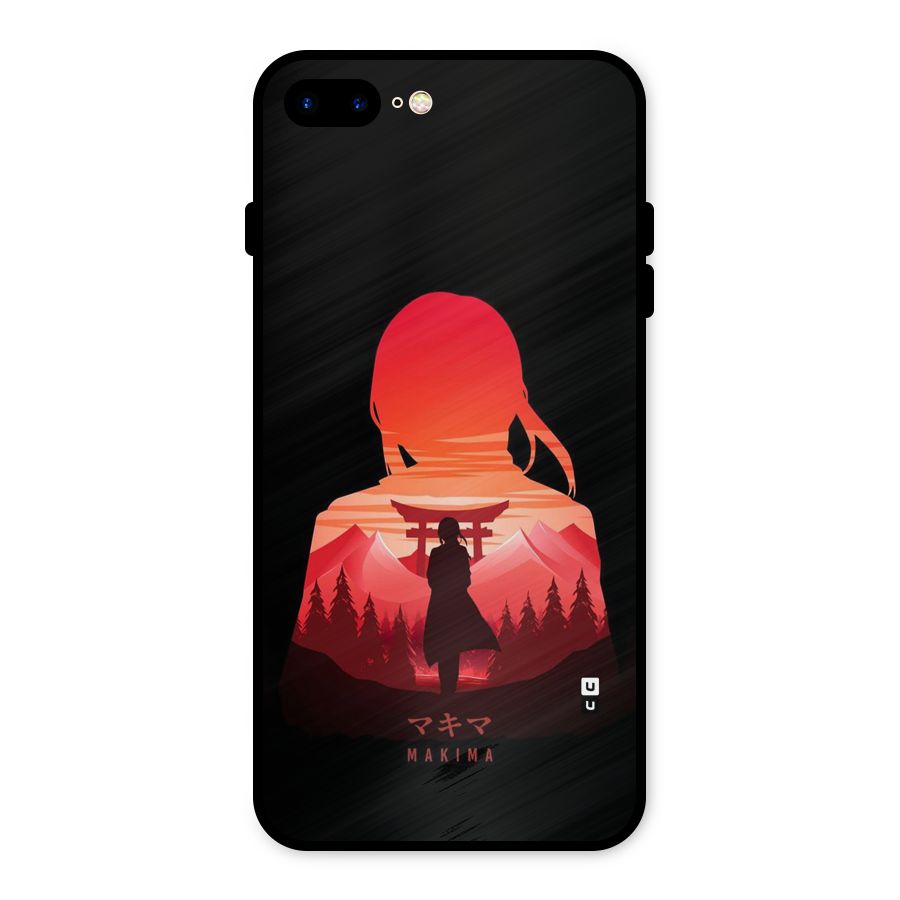 Amazing Makima Metal Back Case for iPhone 8 Plus