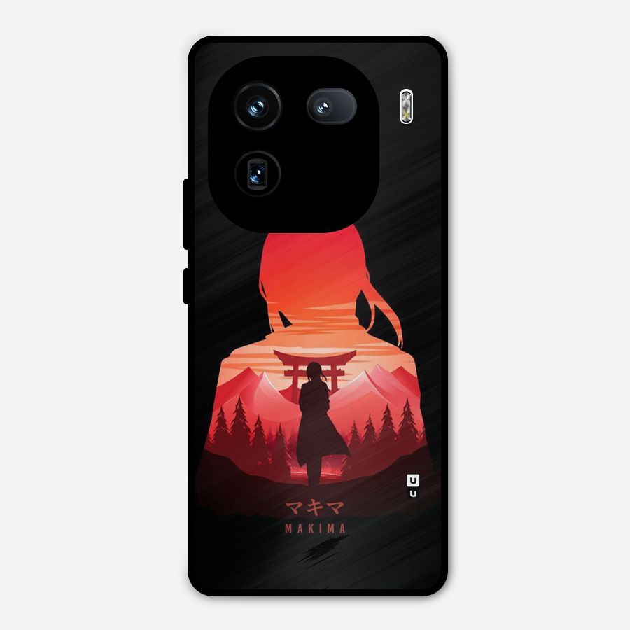 Amazing Makima Metal Back Case for iQOO 12