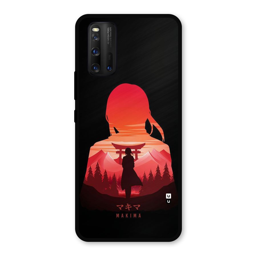 Amazing Makima Metal Back Case for iQOO 3