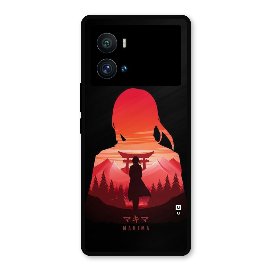 Amazing Makima Metal Back Case for iQOO 9 Pro