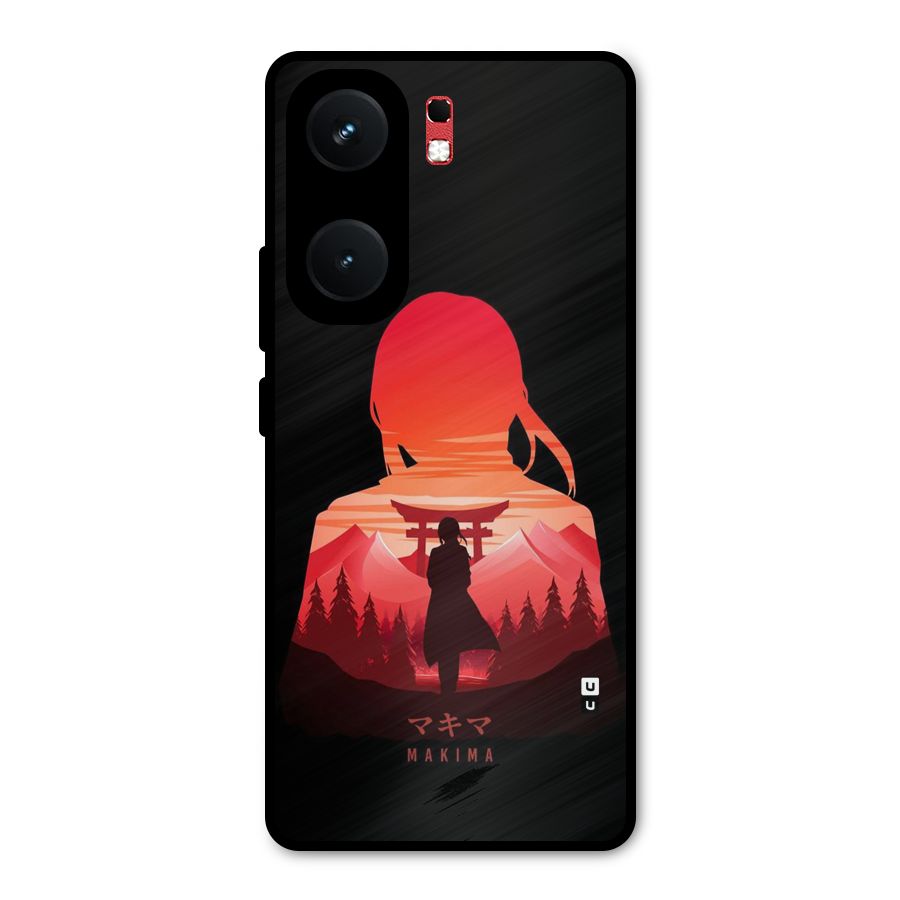 Amazing Makima Metal Back Case for iQOO Neo 9 Pro