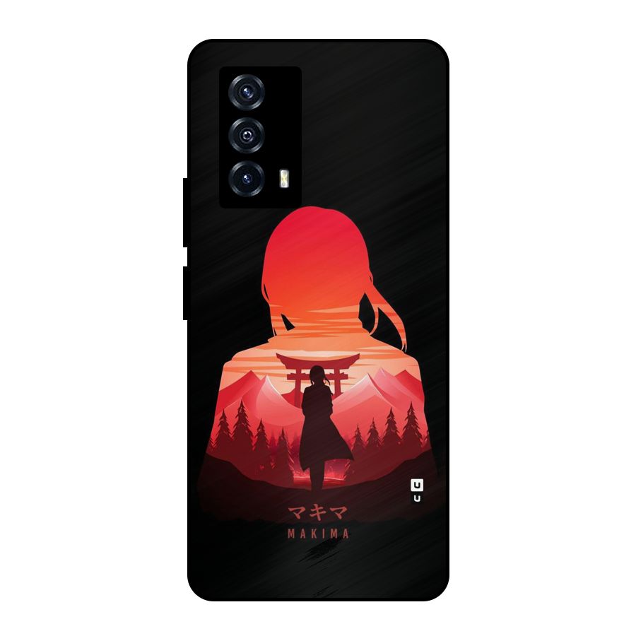Amazing Makima Metal Back Case for iQOO Z5