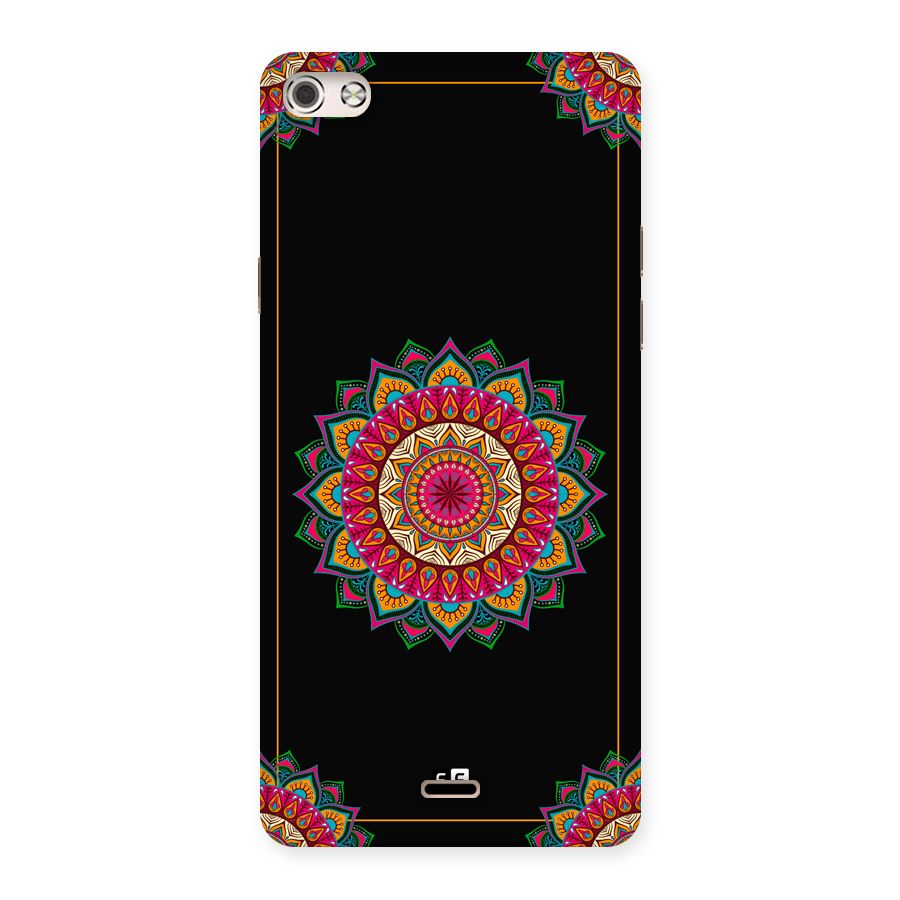 Amazing Mandala Art Back Case for Canvas Silver 5