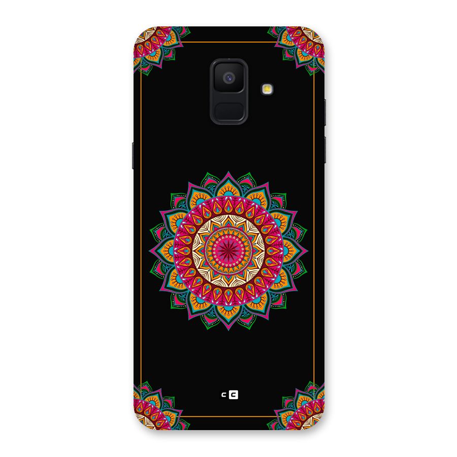 Amazing Mandala Art Back Case for Galaxy A6 (2018)