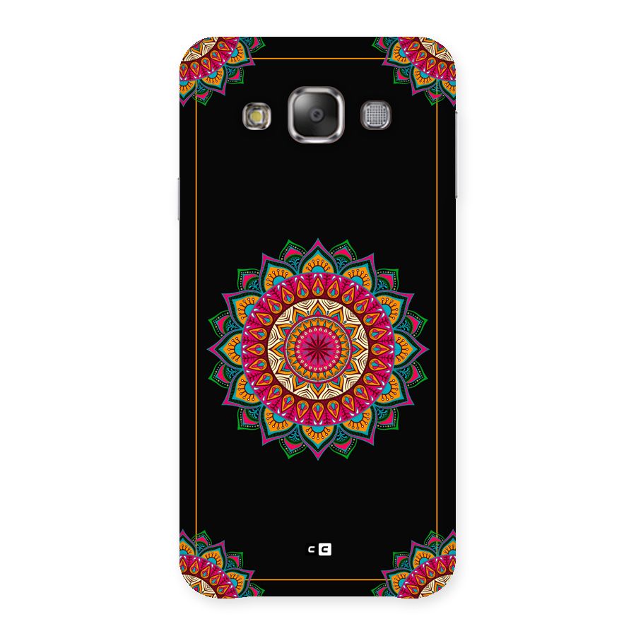 Amazing Mandala Art Back Case for Galaxy E7