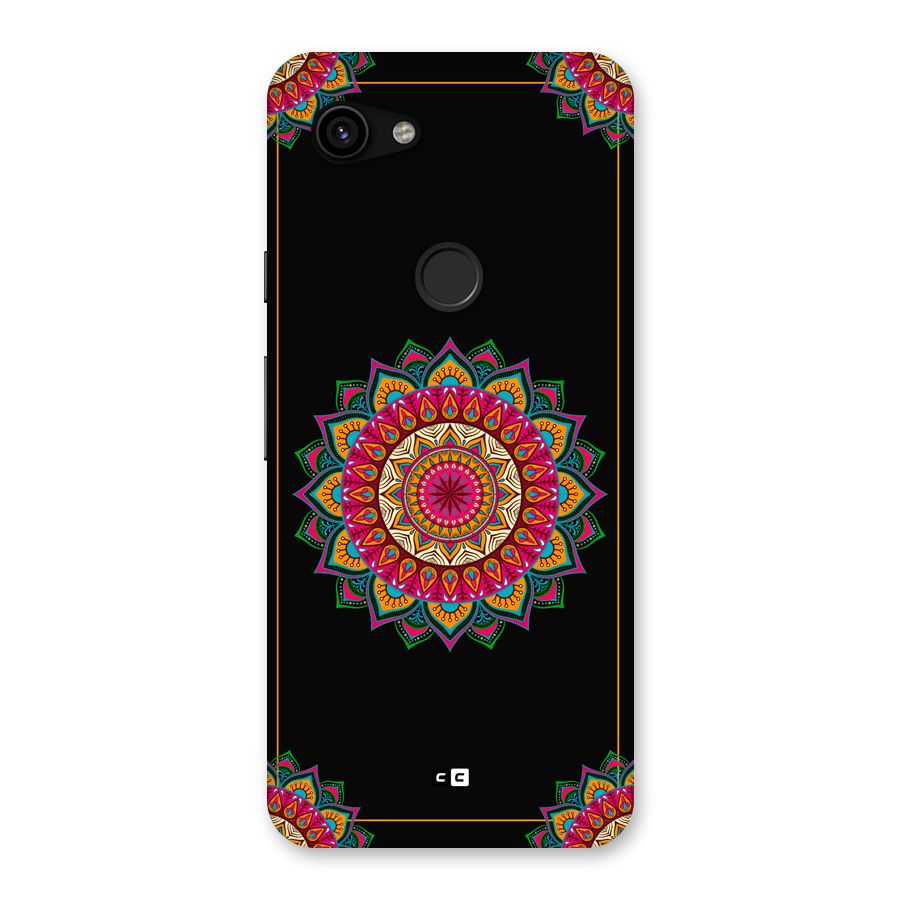 Amazing Mandala Art Back Case for Google Pixel 3a