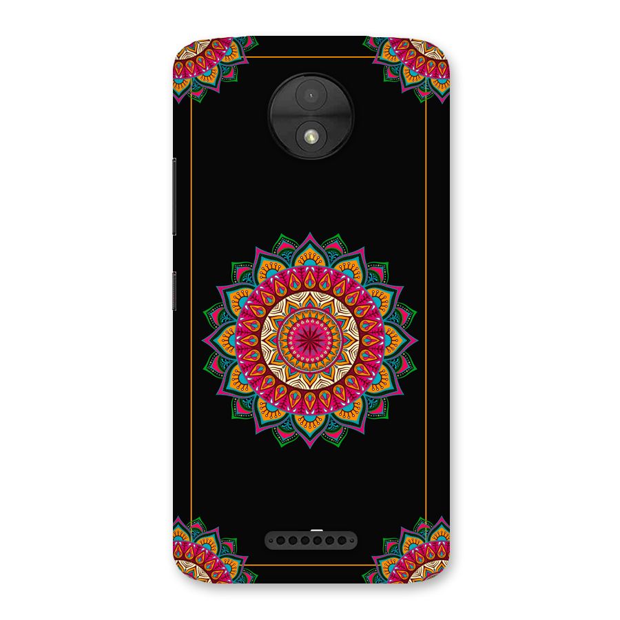 Amazing Mandala Art Back Case for Moto C