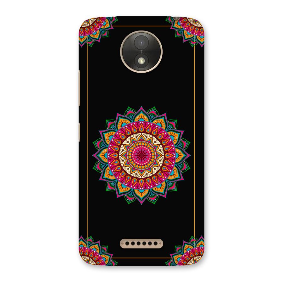 Amazing Mandala Art Back Case for Moto C Plus