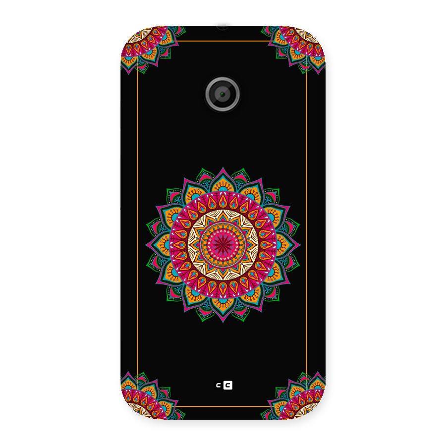 Amazing Mandala Art Back Case for Moto E