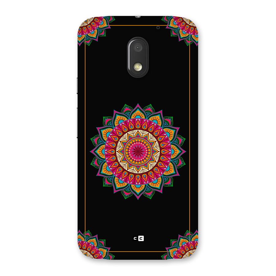Amazing Mandala Art Back Case for Moto E3 Power