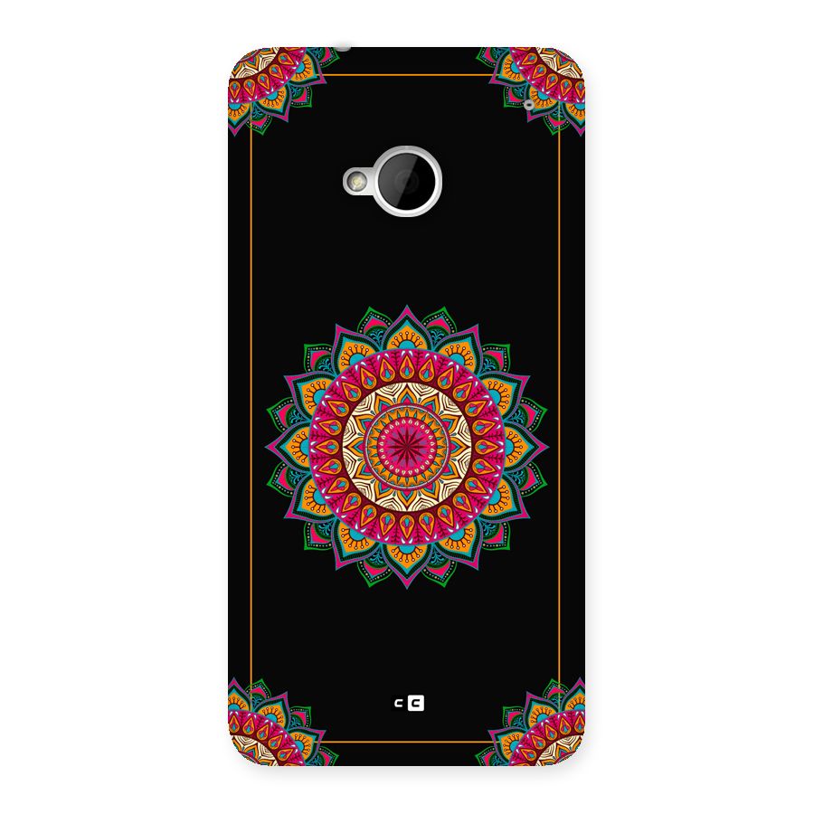 Amazing Mandala Art Back Case for One M7 (Single Sim)