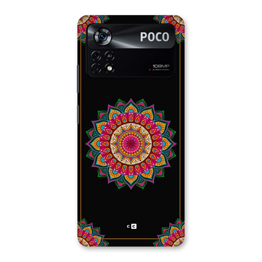 Amazing Mandala Art Back Case for Poco X4 Pro 5G