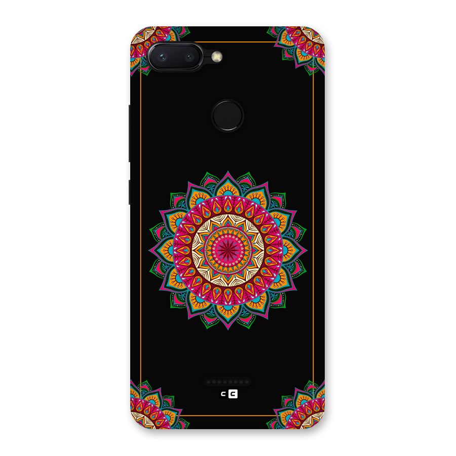 Amazing Mandala Art Back Case for Redmi 6