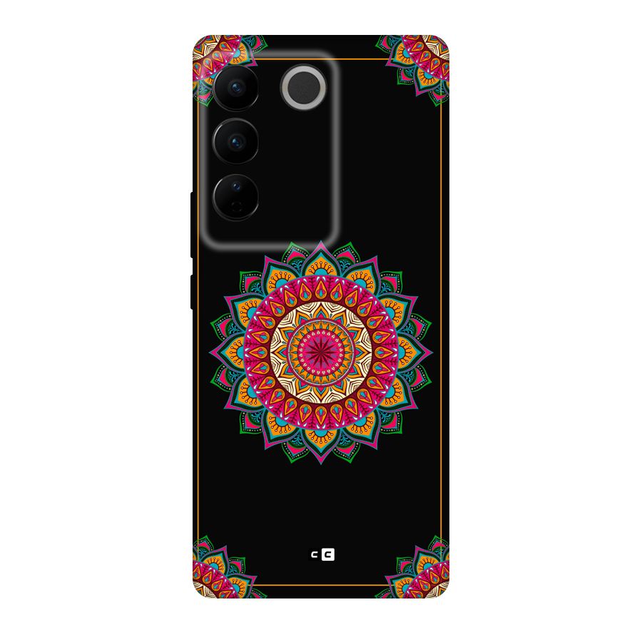 Amazing Mandala Art Back Case for Vivo V27
