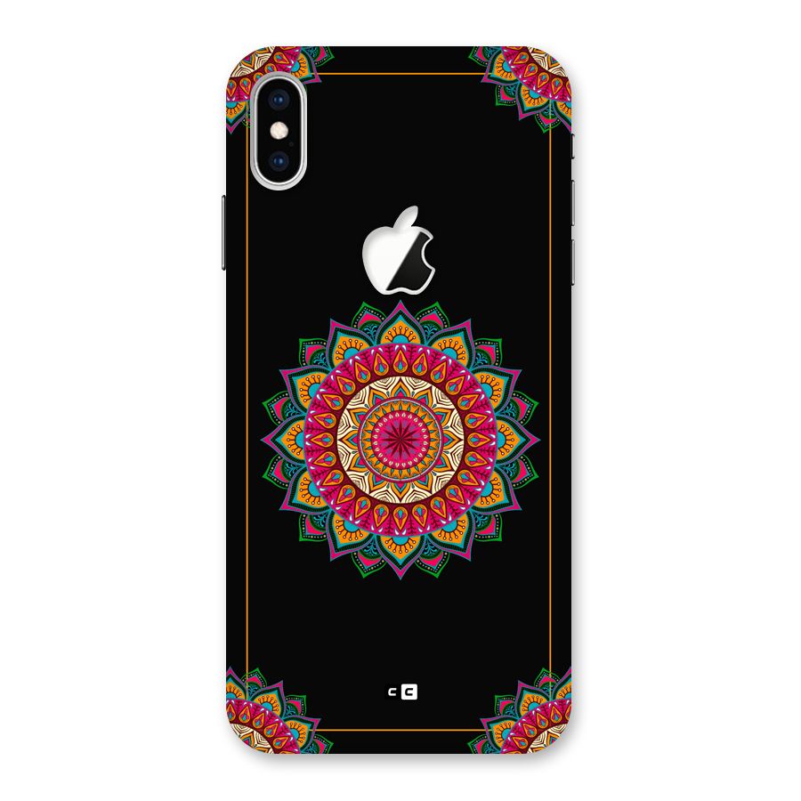 Amazing Mandala Art Back Case for iPhone XS Max Apple Cut