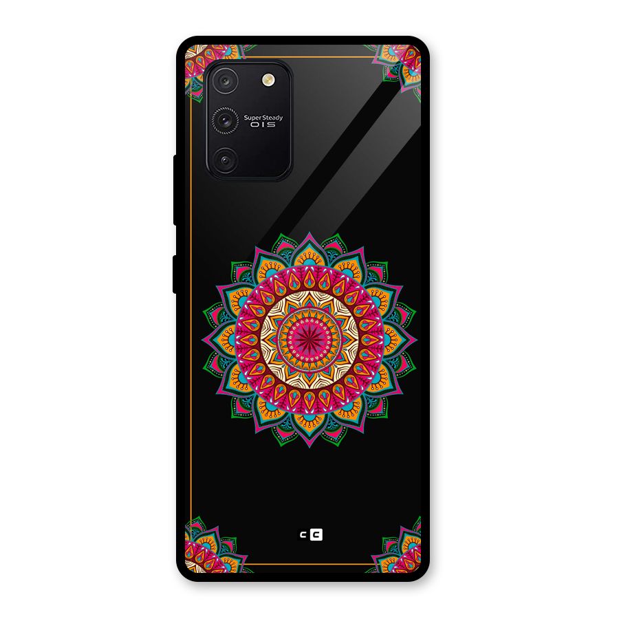 Amazing Mandala Art Glass Back Case for Galaxy S10 Lite