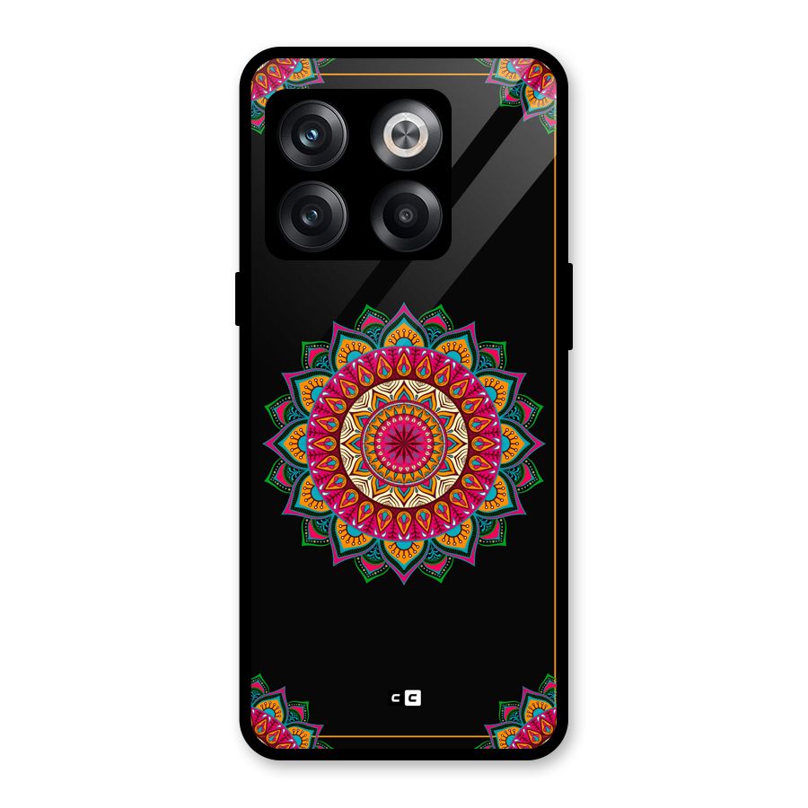 Amazing Mandala Art Glass Back Case for OnePlus 10T
