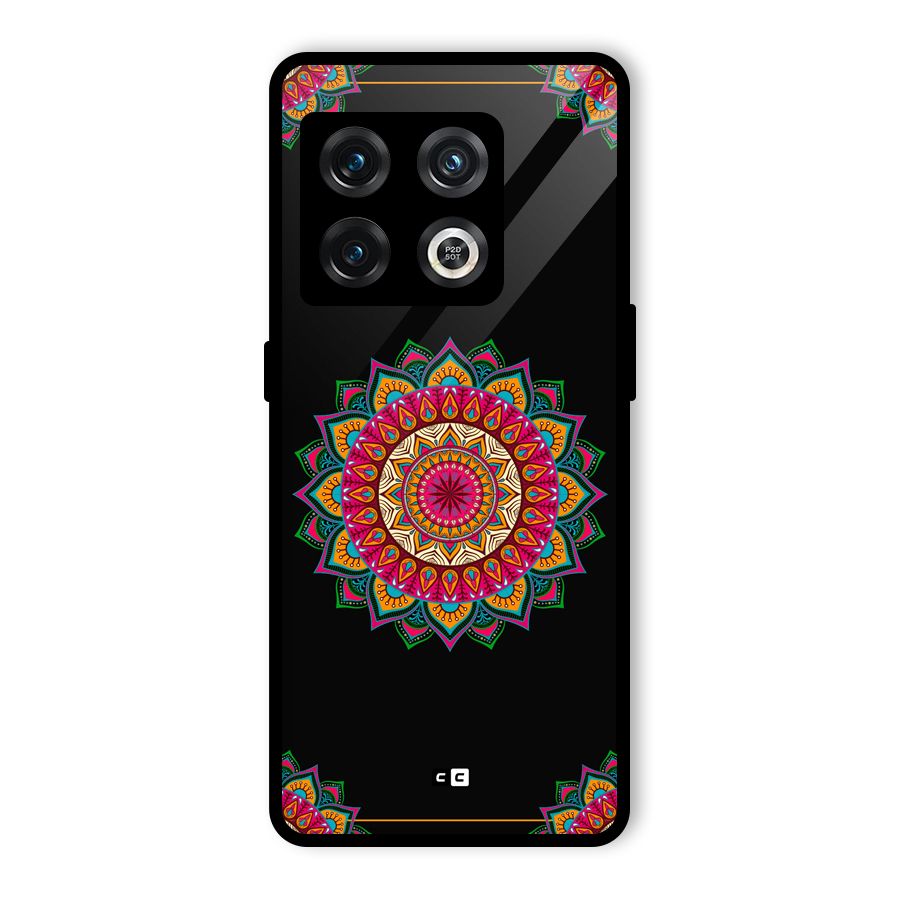 Amazing Mandala Art Glass Back Case for OnePlus 10 Pro 5G