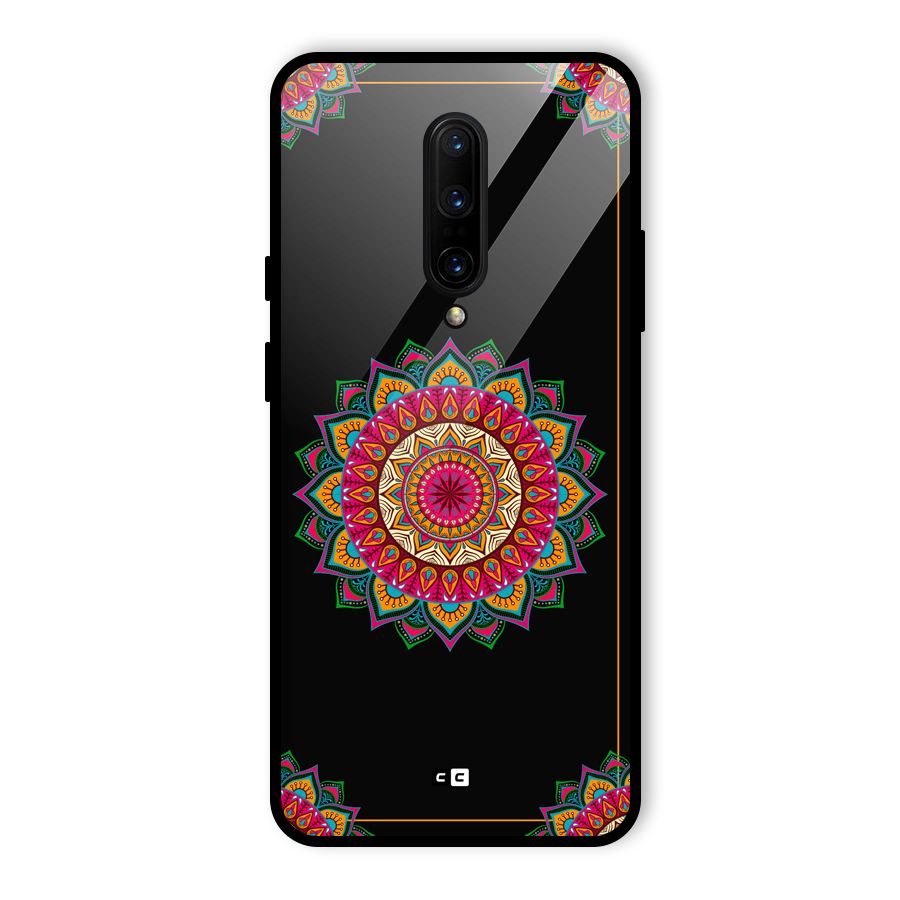 Amazing Mandala Art Glass Back Case for OnePlus 7 Pro